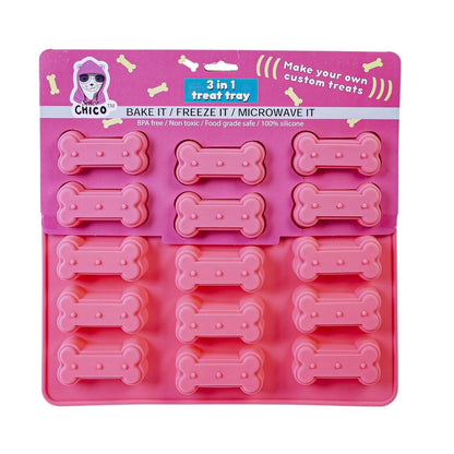 3-in-1 Dog Bone Silicone Treat Baking Tray