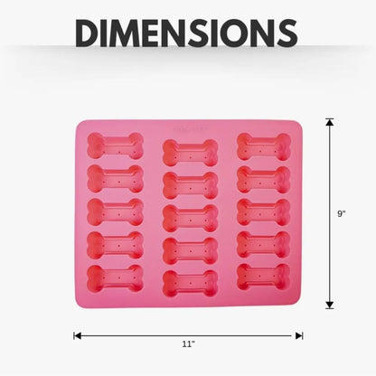 3-in-1 Dog Bone Silicone Treat Baking Tray