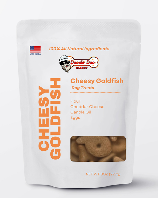 Cheesy Goldfish Dog Treats
