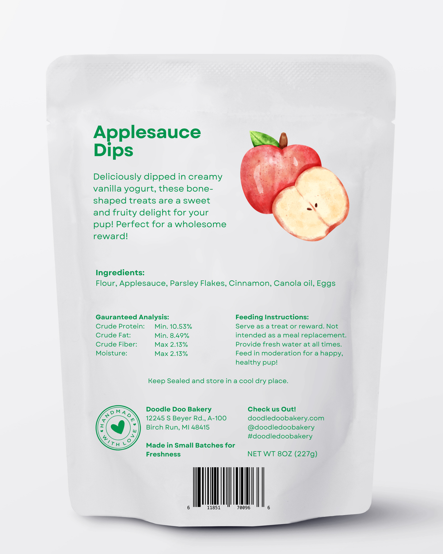 Applesauce Dips Dog Treats
