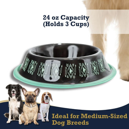 Boho Unicorn Stainless Steel Dog Bowl 24oz