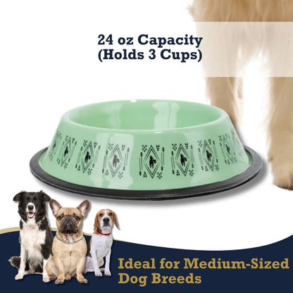 Boho Unicorn Stainless Steel Dog Bowl 24oz