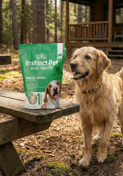 Freeze Dried Beef Lung Dog Treats
