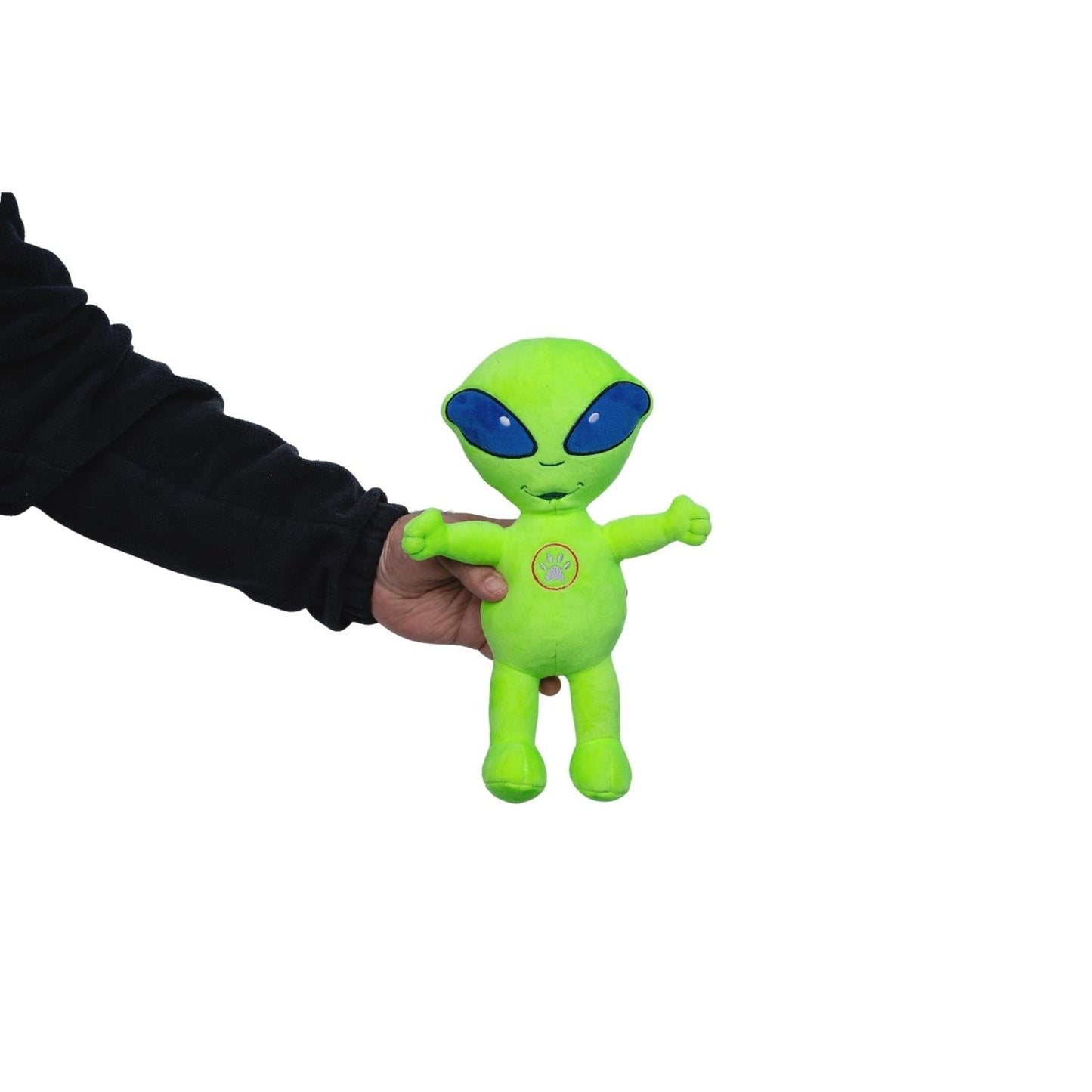 Space Alien and Rocket Plush Dog Toy