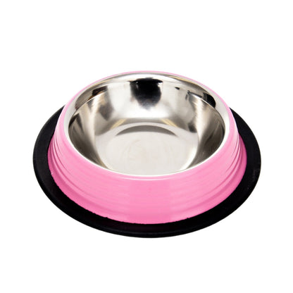 Country Living Ribbed Non-Slip Pet Bowls Carnation Pink